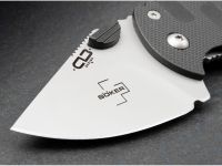 Складной нож Boker Subcom 2.0 Black, сталь D2, рукоять zytel/сталь