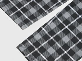 Брюки пижамные в клетку для мальчиков, Белый