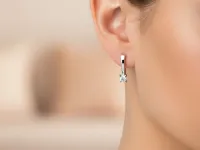 Серьги из белого золота э4712сг04160800