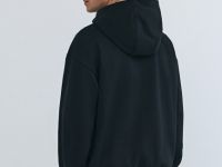 Толстовка с капюшоном на молнии, Черный