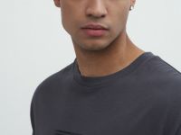 Футболка с текстовым принтом, Серый