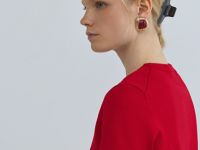 Джемпер с коротким рукавом, Красный