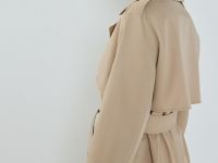 Длинный плащ, Бежевый