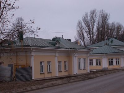 Две торговые лавки и торговая палатка в составе комплекса Московской заставы
