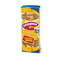Печенье Любимое сахарное со сгущенным молоком, Рот Фронт, 347 гр.