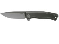 Складной нож LionSteel MT01 GY, сталь M390, рукоять Grey titanium