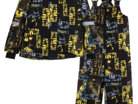 Комплект текстильный с полиуретановым покрытием для мальчиков: куртка, полукомбинезон