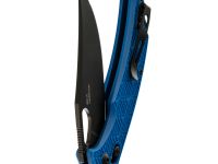 Складной нож SRM Retreiver 9201, сталь 8Cr13MOV Blackwash, рукоять Blue FRN