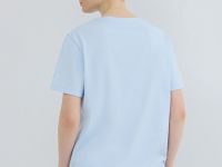 Футболка с принтом, Голубой