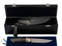 Подарочная шкатулка для ножа с двойным дном, дуб, лак