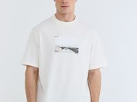 Футболка с принтом, Белый