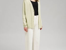 Свободный кардиган с хлопком