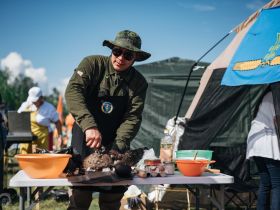 Фоторепортаж с фестиваля-конкурса «Полевая кухня» в Якутске
