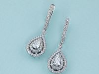 Серьги из белого золота э4712сг11180500