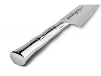 Набор из 4 ножей и подставки Samura Bamboo в подарочной коробке SBA-5, сталь AUS-8, рукоять нержавеющая сталь