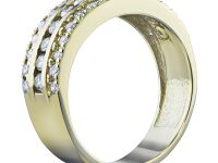 Кольцо из желтого золота с бриллиантами э0301кц02135600