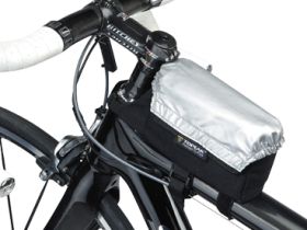 Велосумка на раму Topeak TriBag, защита от воды (черный / белый)