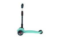 Самокат  Maxiscoo Baby Delux (с лыжами), цвет Желтый-Зеленый