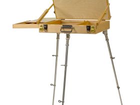 Этюдный ящик Pinax FE-50W, планшетный на стальной треноге, бук