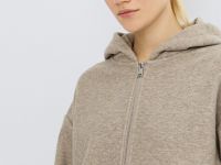 Утеплённая толстовка на молнии, Бежевый