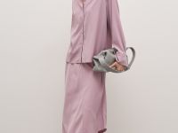 Рубашка прямого кроя с длинным рукавом