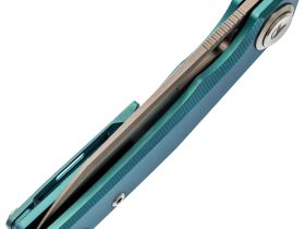 Складной нож Dr.Tech D4281BL, сталь M390, рукоять TC4, синий