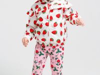 Куртка детская текстильная с полиуретановым покрытием для девочек (ветровка)