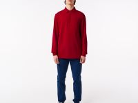 Мужское поло Lacoste с длинным рукавом