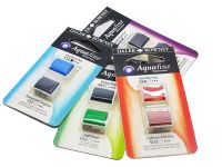 Акварель Daler-Rowney "AQUAFINE" в кюветах, 2 шт, белый титан/белый китайский