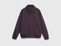 Куртка с воротником поло, Фиолетовый
