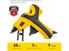 Пистолет Stayer "PRO 7" термоклеящий электрический d 7 мм, 7 г/мин