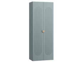 Распашной шкаф Луми 2-90x242 Серо-зеленый