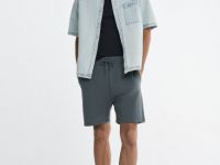 Базовая майка в рубчик, Черный