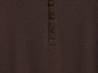 Лонгслив с пуговицами, Коричневый