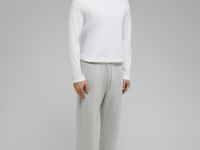 Трикотажные брюки прямого кроя