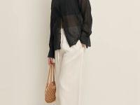 Блузка свободного силуэта