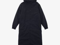 Женская длинная парка Lacoste с капюшоном и боковым клапаном на пуговицах