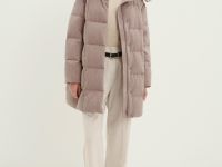 Пуховик из шерсти