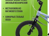 Детский велосипед Stels Galaxy 14, год 2025, цвет Голубой