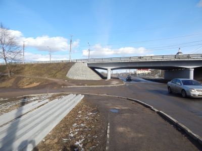 Памятное место, где в июле 1941 г. держали оборону смоленские ополченцы от наступающих немецко-фашистских войск