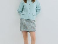 Кардиган из мягкой пряжи, Зеленый