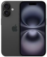 Смартфон Apple iPhone 16 128 ГБ Чёрный (nanoSIM+eSIM, без RuStore)