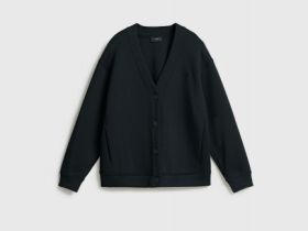 Кардиган с вышивкой, Черный