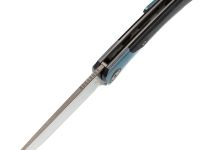 Складной нож Maxace Goliath Black, сталь Bohler K110, рукоять G-10/синий больстер