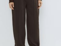 Флисовые брюки, Коричневый
