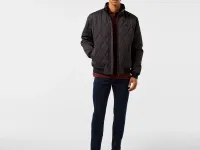 Мужская стёганая куртка Lacoste с высоким воротом