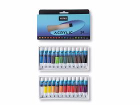 Набор акрила HIMI 24 цвета в тюбиках