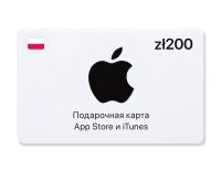 Подарочная карта App Store и iTunes - 200 PLN (Poland) [Цифровая версия] (PC)