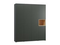 Распашной шкаф Висмар 4-204x240 Темно-зеленый