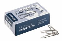 Скрепки Глобус 31 мм 100 шт. с загнутым краем, цинк